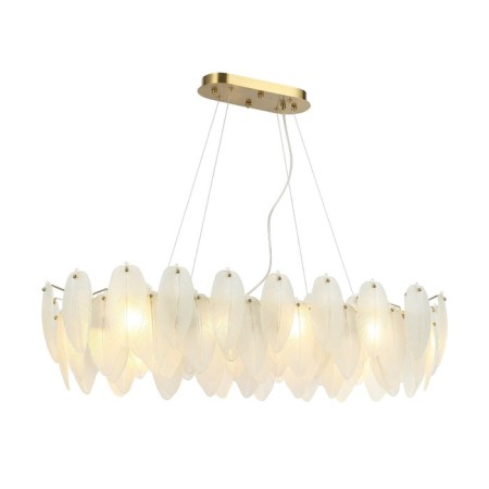 Crystal chandelier Gerhort G21133/10GD+WT, 10x40W, E14, 120x35x100 cm, gold color