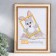 Photo frame Plastic "Muse" 21x30 cm, beige craquelure