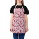 Apron of a kitchen with a photo print "abundance of hearts", adjustable, size OS