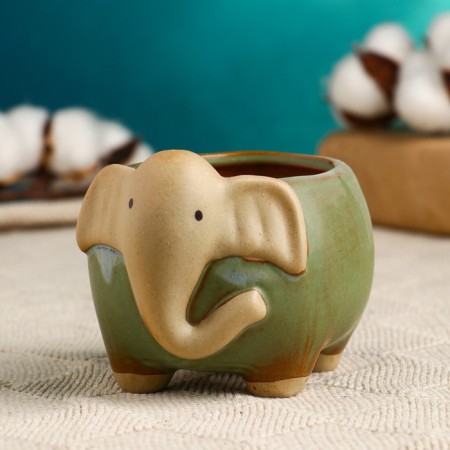 Pot "Lucky Elephant" 11x9x8cm