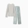 Female set (longshit and trousers) KAFTAN "velvet", 40-42, mint