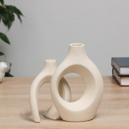 VAZA Ceramics Table "Lovis" 14x7x15 cm-1