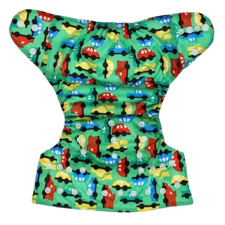 Reusable diaper "cars"-5