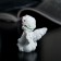 Polystone souvenir "Angel-karapus in a pink wreath with a bear" MIX 5.8x4.4x3.8 cm