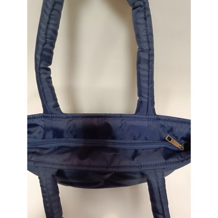 Female bag mila nylon dark blue color-3