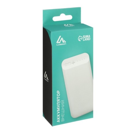 External battery Luazon PB-30, Li-Pol, 20,000 mAh, 2 USB, 2.1 A/1 A-6