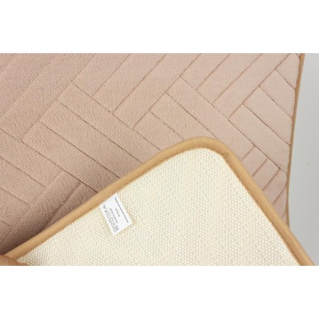 Fresh bathroom mat “Parquet”, 50 x 80 cm, beige color-4