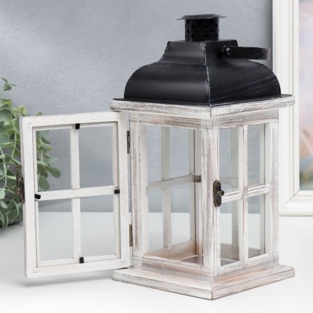 Climber tree "Lantern-windows" Gray set 3 pcs 21.5x11.5x1.5 28.5x13.2x13.2 38x18x18 cm 737234-3
