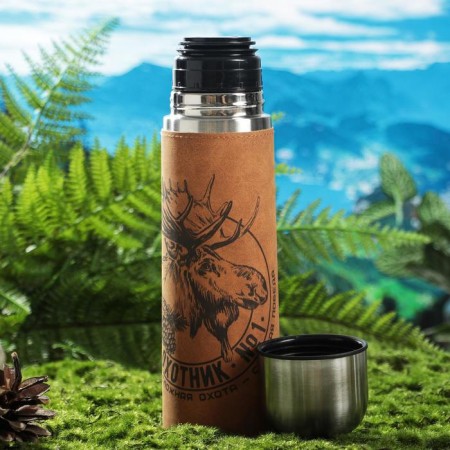 Set "Elk", thermos 500 ml, mug 2 pcs-4