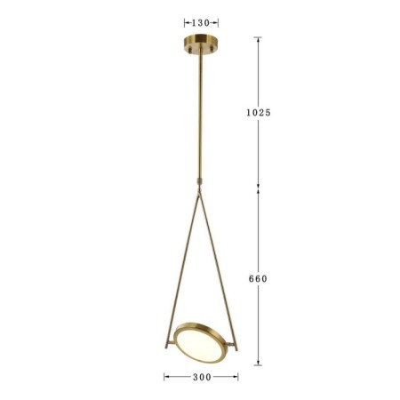 Suspending chandelier Fons 300 mm, LED 12W-2