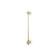 Bra Maytoni Mod413WL-L6G3K, LED, 6W, 63.5x11x11 cm, 400lm, color gold