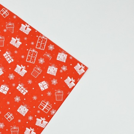 Paper packaging with silence "Gift", 50 x 70 cm, new year-4