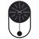 Watching clock, interior "classics", silent, D-50 cm, with a pendulum