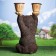 Garden Figure "Big Bear with Kashpo" 30x40x75cm