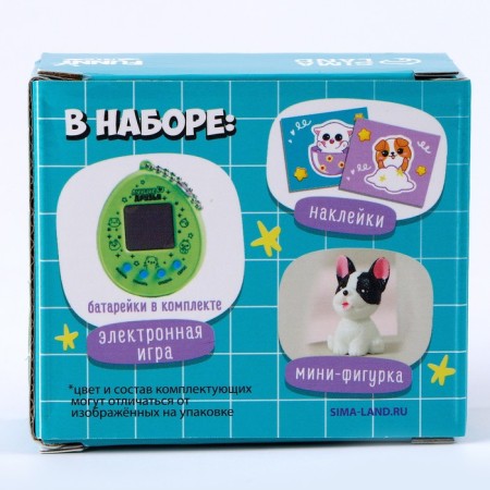 Electronic game with a surprise "animals", with stickers-7