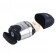 Milan Capsule Silver sharpener, 1 hole with a container, with an eraser, mix