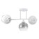 Causte "Florence" 3x60W E27 White 49x20x28cm
