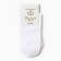 Male socks W, white color, size 25-27