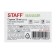 Office paper clips 28 mm color, 70 pcs, staff, cardboard box