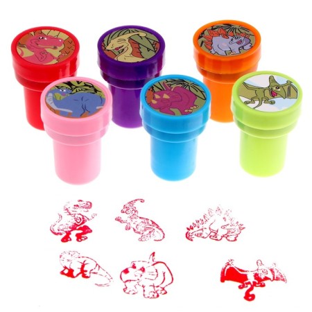 Printing color "dinosaurs", set of 6 pcs.-1