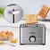 Toster KitFort KT-6211, 850 W, 7 frying modes, 2 toasts, metallic
