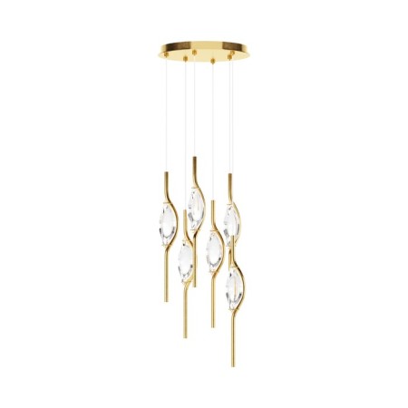 Maytoni Mod347PL-L48BS3K Foresight, 600x430x3650 mm, LED, 48W, 2880LM, 3000K, Brass Complete