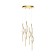 Maytoni Mod347PL-L48BS3K Foresight, 600x430x3650 mm, LED, 48W, 2880LM, 3000K, Brass Complete