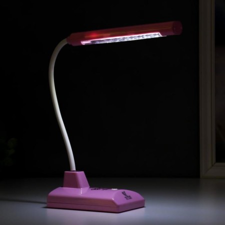 Table lamp 16291/1PK 16xLED 2W 2 USB AKB modes Pink 9x12x46 cm Risalux-2