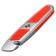 A universal trapezoidal knife 18mm, fixator, 3 pieces of spare blades, zinc-alloy, top