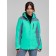 Ski jacket female, size 44, green color