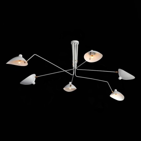 Ceiling Ceiling ST LUCE. SL305.502.06. SPRUZZO. 6x60 watts, E27, 180x180x54 cm, white color-15