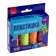 Plashka modeling dough, neon 4 centers. 30 gr