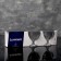 A set of glass cream cream "Maldives", 300 ml, 3 pcs