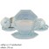 Tea set of Lenardi, 12 items