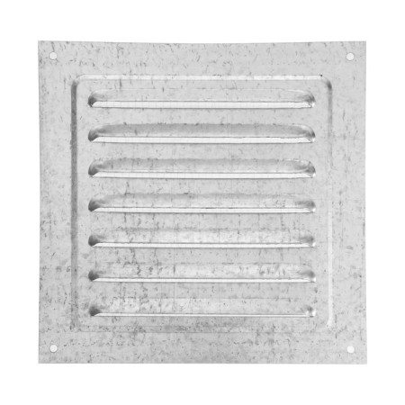 Ventilation grate Zein Lux RM1717C, 175 x 175 mm, with a grid, metal, galvanizing-3