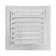 Ventilation grate Zein Lux RM1717C, 175 x 175 mm, with a grid, metal, galvanizing