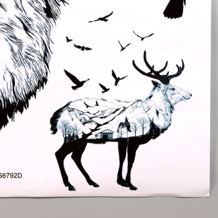 Stick 3D Interior Elk 90*60cm-1