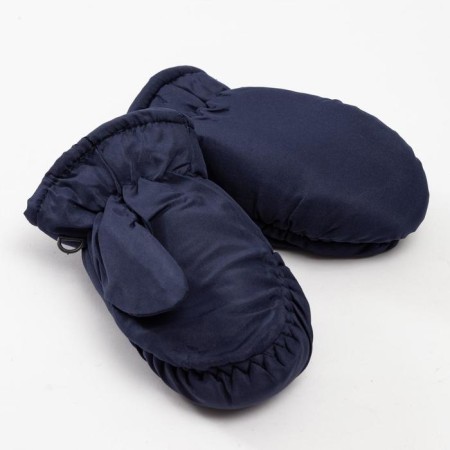 Mittens of winter children's minku, central drill, river 15-1