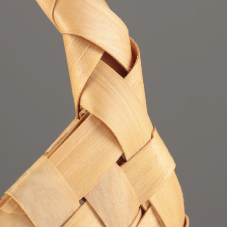 Wicker basket, sequoia, 18x13/20 cm, natural-3