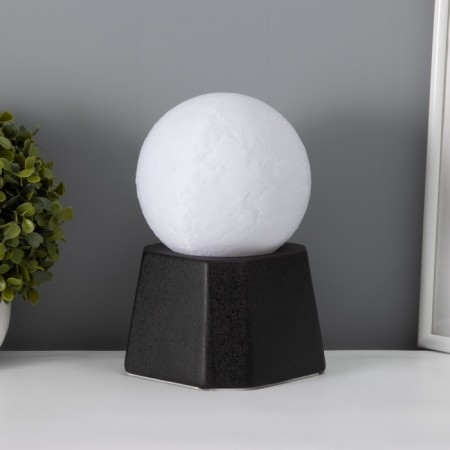 Table lamp "Full Moon" LED 1x40W E27 Black 12x12x21cm
