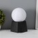 Table lamp "Full Moon" LED 1x40W E27 Black 12x12x21cm