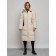 Coat insulated winter female, size 44, color light-beige