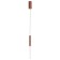 Lumber "Lucas Soft" LED 5W 4000k matte copper 2x2x30-130cm