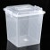 Square container, 12 l, color mix
