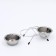 A set of 2 relief bowls on a stand, 2 x 240 ml