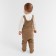 Combine Knitted Minaku, height 74-80, brown color