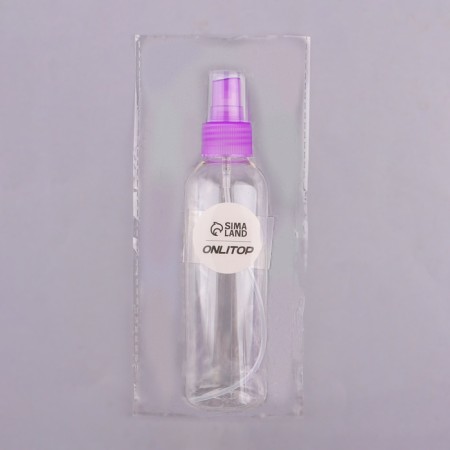 A bottle for storage, with a spray, 200 ml, color mix/transparent-7