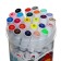A set of markers, 24 colors, a cystic tip, in a plastic box