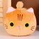 Soft toy "kitten", 20 cm, beige color