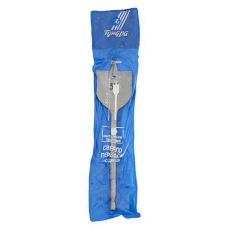 Wood drill feather tundra, hexagonal shank, 35 x 152 mm-1